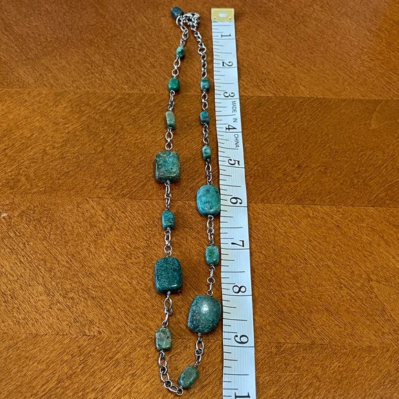 Turquoise 925 Sterling Silver Necklace - Picture 7 of 11